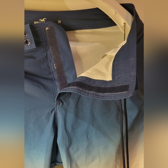 Hollister‎ mens blue swim trunks size 30 - Picture 8 of 8